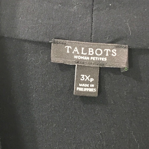 Talbots V-Neck Rayon Jersey Top - Picture 6 of 8